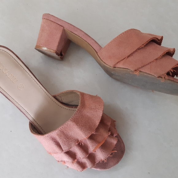 luna blu | Shoes | Luna Blu Kitten Heels Dusty Pink | Poshmark